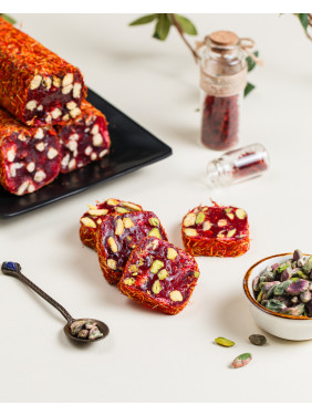 Saffron Pistachio Turkish Delight